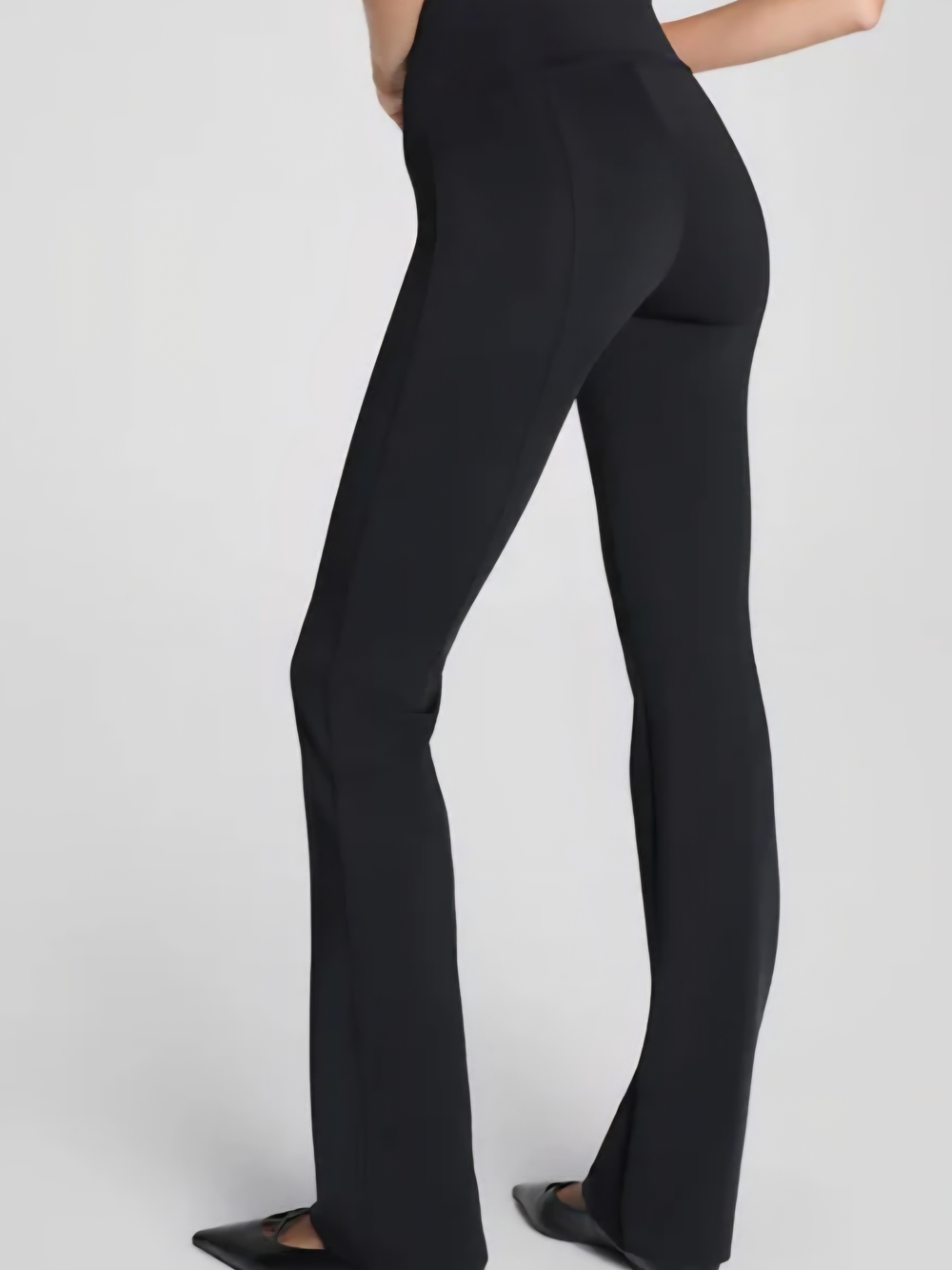 SPANX Classic Black Scuba Micro Flare Legging - Picture 4 of 6
